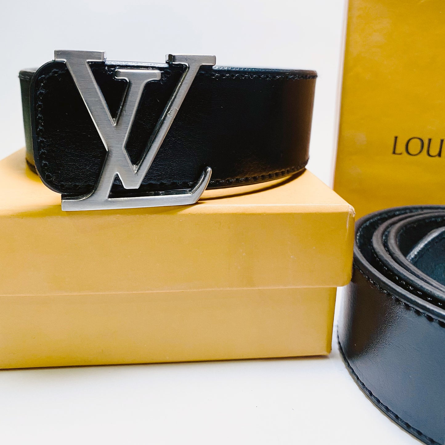 Louis Vuitton Belt - Genuine Leather - Silver